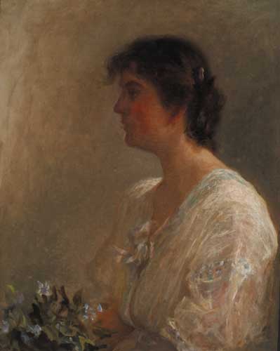 PORTRAIT OF A LADY, circa 1904 - 08 by Lily Williams ARHA (1874-1940) ARHA (1874-1940) at Whyte's Auctions