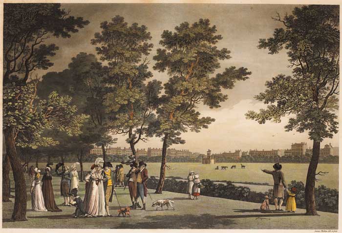 ST STEPHEN'S GREEN, DUBLIN, 1796 by James Malton (1761-1803) (1761-1803) at Whyte's Auctions