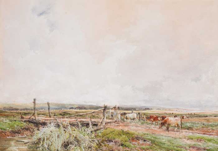 ON THE RIVER OUSE, PIDDINGHOE, SUSSEX by Claude Hayes RI ROI (1852-1922) at Whyte's Auctions