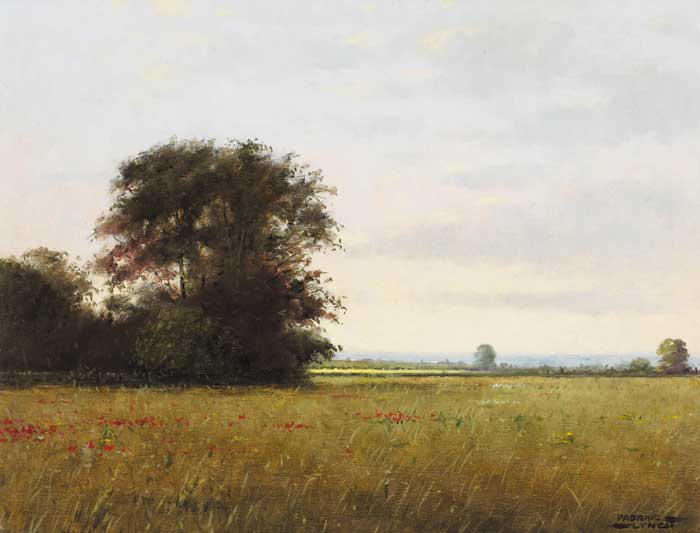 POPPIES IN THE MARSH FIELD, 1984 by Padraig Lynch (b.1936) at Whyte's Auctions