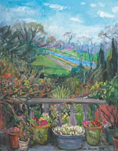 FROM THE BALCONY I, SPRING 1996 by Philippa Bayliss (b.1940) at Whyte's Auctions