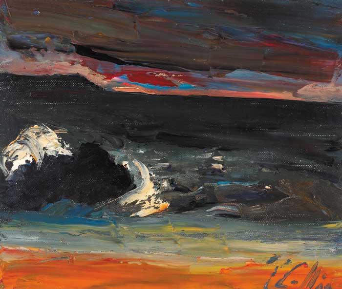 SUNSET, CLEGGAN BAY by Peter Collis RHA (1929-2012) at Whyte's Auctions