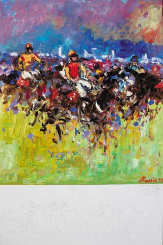 GRAND NATIONAL AT AINTREE, 1994 by Desmond Murrie  at Whyte's Auctions