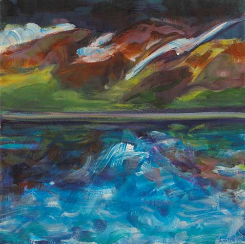 FLIGHT OVER LAKE (COMO, ITALY), 2006 by Laura Vecchi Ford (b.1939) (b.1939) at Whyte's Auctions
