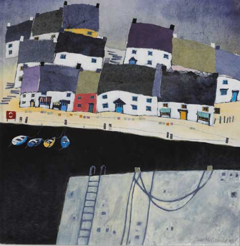 QUAYSIDE SHOPPING, 1998 by Sue McDonald  at Whyte's Auctions