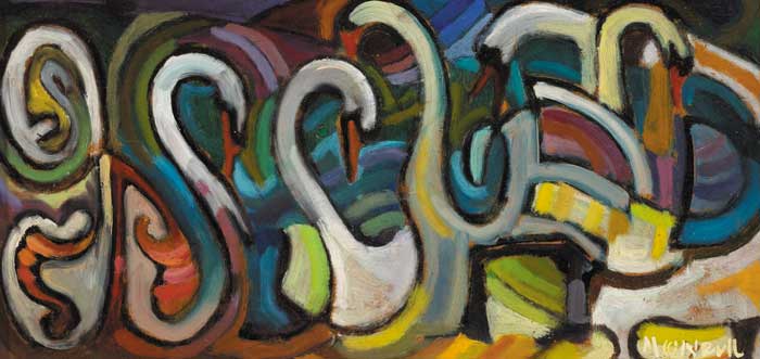 SWANS by Michael O'Neill (b.1930) at Whyte's Auctions