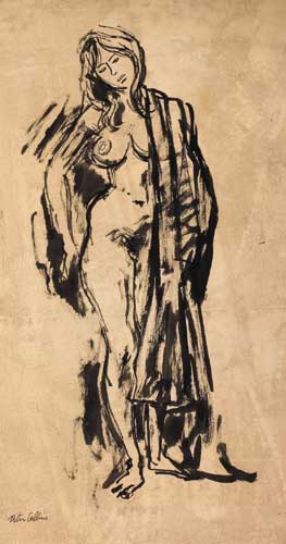 STANDING FEMALE NUDE by Peter Collins (British, 20th century) at Whyte's Auctions