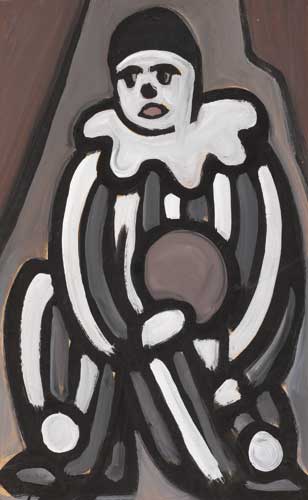 PIERROT IN GREY by Markey Robinson (1918-1999) at Whyte's Auctions