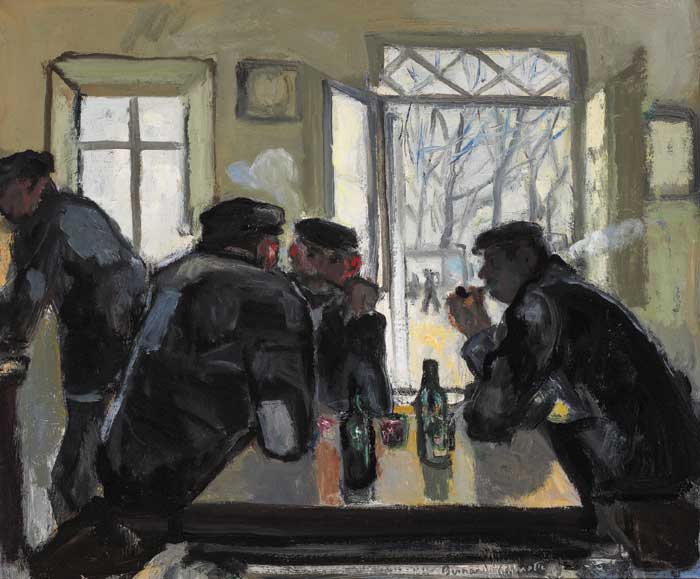 LES BUVEURS LA FENETRE by Bernard Lamotte (French-American, 1903-1983) at Whyte's Auctions