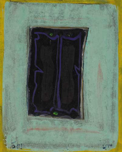 UNTITLED (BLUE), JUNE 1974 by Tony O'Malley HRHA (1913-2003) at Whyte's Auctions