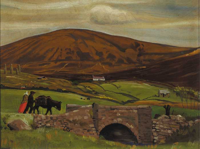 KILBRIDE, COUNTY WICKLOW, 1933 by Harry Kernoff sold for �36,000 at Whyte's Auctions