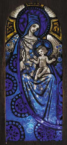 MADONNA AND CHILD by Studio of Harry Clarke sold for �5,600 at Whyte's Auctions