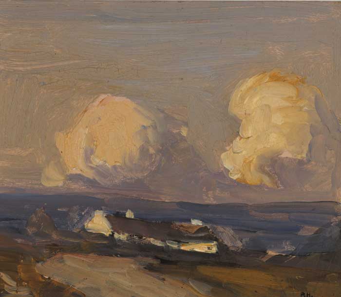 EVENING IN THE WEST OF IRELAND (ACHILL), circa 1924-26 by Paul Henry RHA (1876-1958) at Whyte's Auctions