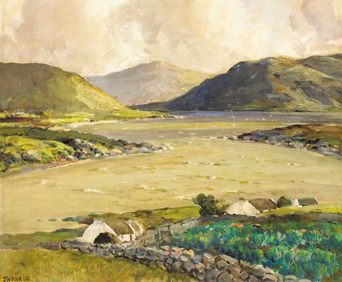 LOUGH ANURE, COUNTY DONEGAL by James Humbert Craig sold for �11,500 at Whyte's Auctions