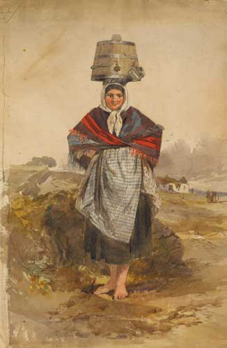 AN IRISH MILKMAID at Whyte's Auctions