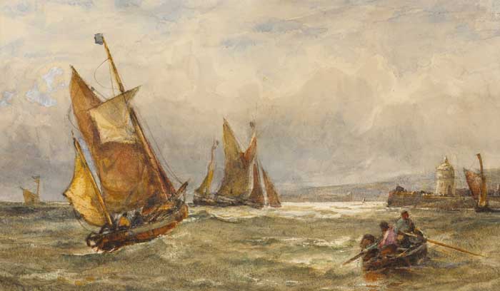 RAMSGATE by Edwin Hayes RHA RI ROI (1819-1904) at Whyte's Auctions
