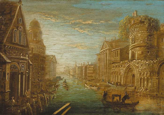 CANAL SCENE IN VENICE by William Sadler II (c.1782-1839) at Whyte's Auctions
