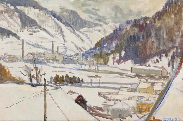 SNOW SCENE by Mary Swanzy HRHA (1882-1978) HRHA (1882-1978) at Whyte's Auctions