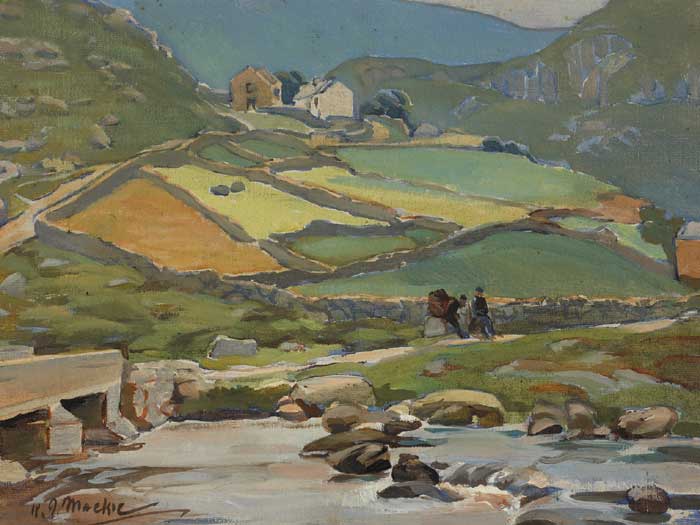 RESTING BY THE CROLLY RIVER by Kathleen Isabella Mackie ARUA (1899-1996) at Whyte's Auctions