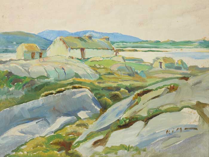 NEAR DUNLOW, DONEGAL by Kathleen Isabella Mackie ARUA (1899-1996) at Whyte's Auctions