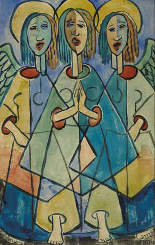 ANGELS WITH SPLIT PERSONALITIES, circa 1943 by Gerard Dillon (1916-1971) (1916-1971) at Whyte's Auctions