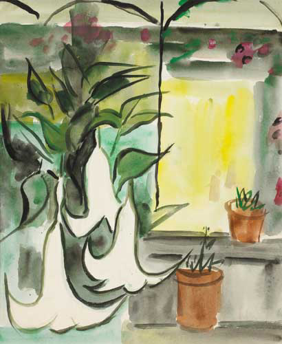 DATURA FLOWERS, circa 1940 by Norah McGuinness HRHA (1901-1980) at Whyte's Auctions