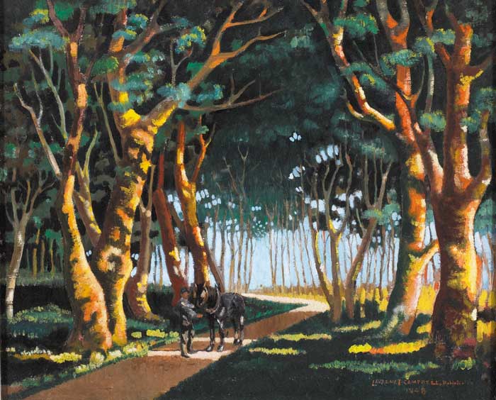 TREES, 1948 by Laurence Campbell sold for �2,200 at Whyte's Auctions