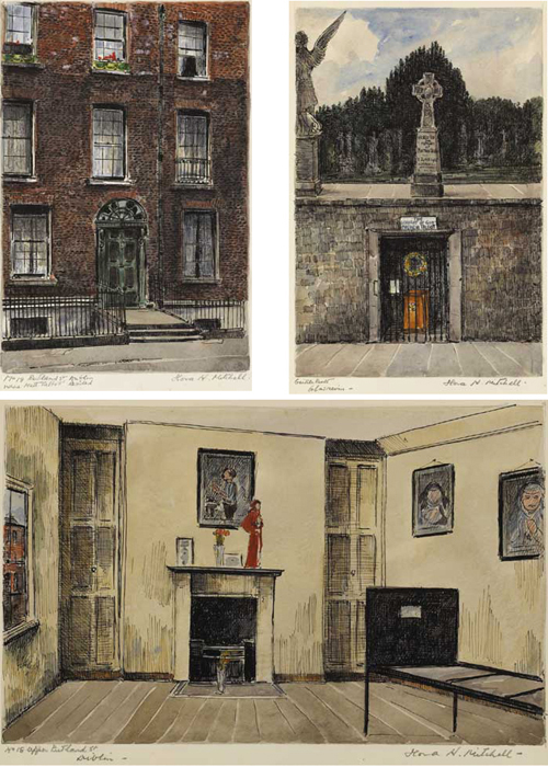 SET OF THREE WORKS COMMEMORATING THE LIFE OF MATT TALBOT by Flora H. Mitchell (1890-1973) at Whyte's Auctions