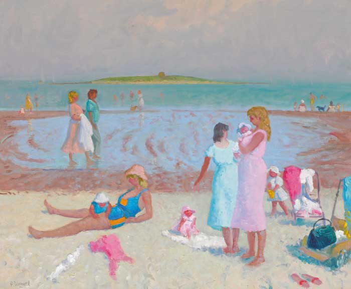 SOUTH BEACH, SKERRIES by Patrick Leonard HRHA (1918-2005) HRHA (1918-2005) at Whyte's Auctions
