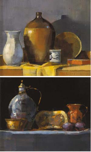 WHISKEY JAR and RED ONIONS, 1996 (A PAIR) by Martin Mooney (b.1960) (b.1960) at Whyte's Auctions