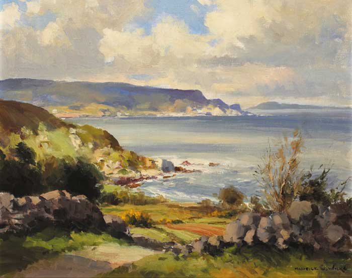 ABOVE GLENARM, COUNTY ANTRIM by Maurice Canning Wilks RUA ARHA (1910-1984) at Whyte's Auctions