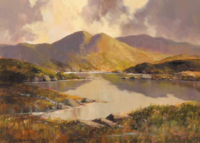 LOUGH NA FOOEY, COUNTY MAYO by George K. Gillespie RUA (1924-1995) at Whyte's Auctions