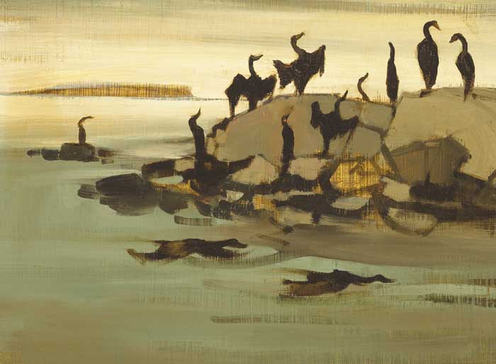 COLONY, 1972 by Cecil Maguire RHA RUA (1930-2020) at Whyte's Auctions