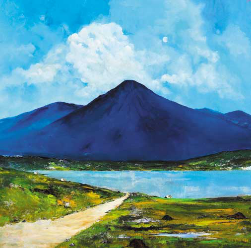 THE ROAD TO RENVYLE, CONNEMARA by David Gordon Hughes (b.1957) (b.1957) at Whyte's Auctions
