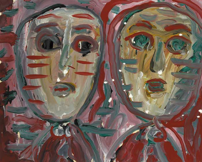 TWIN HEADS I, 1988 by Eithne Jordan RHA (b.1954) at Whyte's Auctions