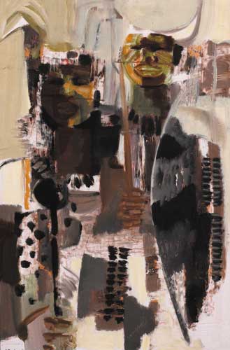 TRIBESMAN NO. 4, 1967 by George Campbell RHA (1917-1979) RHA (1917-1979) at Whyte's Auctions