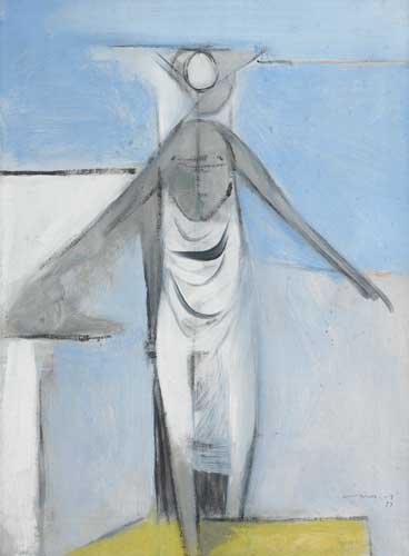 STUDY FOR RESURRECTION, 1953 by Louis le Brocquy HRHA (1916-2012) at Whyte's Auctions