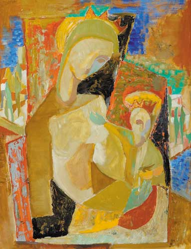 MADONNA AND CHILD by Father Jack P. Hanlon (1913-1968) (1913-1968) at Whyte's Auctions