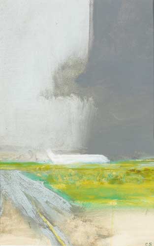 STORM AT SHANNON circa 1980-84 by Camille Souter HRHA (b.1929) HRHA (b.1929) at Whyte's Auctions