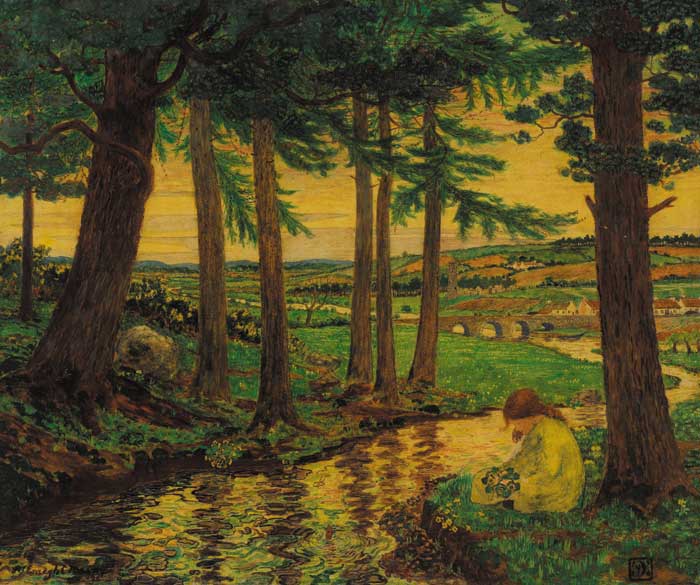 THE WISHING STREAM, 1926 by Robert James Enraght Moony RBA (1869-1946) RBA (1869-1946) at Whyte's Auctions