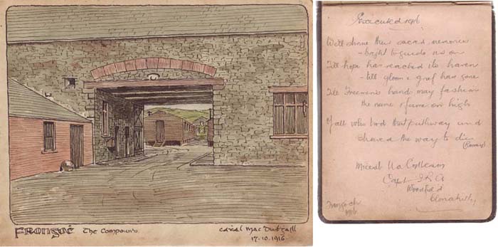 1916 FRONGOCH CAMP � IRISH VOLUNTEERS AUTOGRAPH BOOK INCLUDING A  POEM BY MICHAEL COLLINS at Whyte's Auctions
