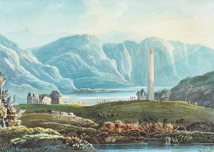 GLENDALOUGH, COUNTY WICKLOW by John Henry Campbell (1757-1828) at Whyte's Auctions