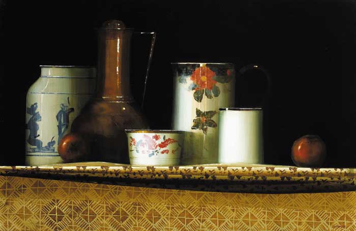† STILL LIFE WITH PORCELAIN CUP, 2006 by Martin Mooney (b.1960) (b.1960) at Whyte's Auctions