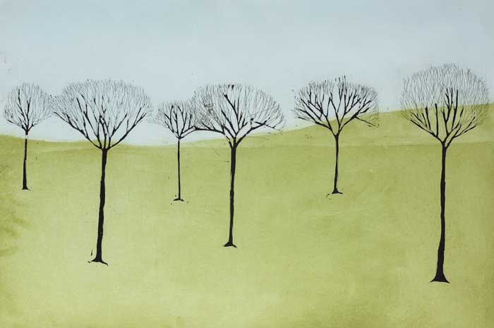PARK TREES by Cora Cummins (b.1973) at Whyte's Auctions