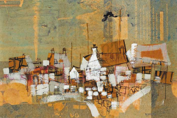 HARBOUR VILLAGE by Brian Ferran HRUA HRHA (b.1940) at Whyte's Auctions