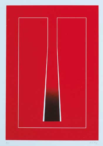 RED ABSTRACT by Cecil King (1921-1986) at Whyte's Auctions
