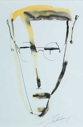 SELF PORTRAIT by J. P. Donleavy (1926 - 2017) at Whyte's Auctions