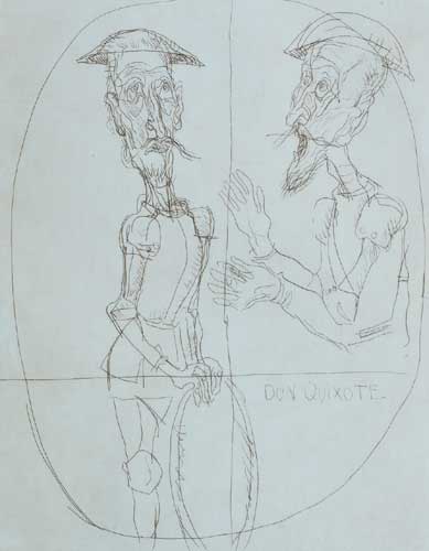 DON QUIXOTE, 1973 by Brian Bourke HRHA (b.1936) at Whyte's Auctions