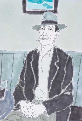 MAN IN A PUB, 1978 by James MacIntyre RUA (1926-2015) at Whyte's Auctions