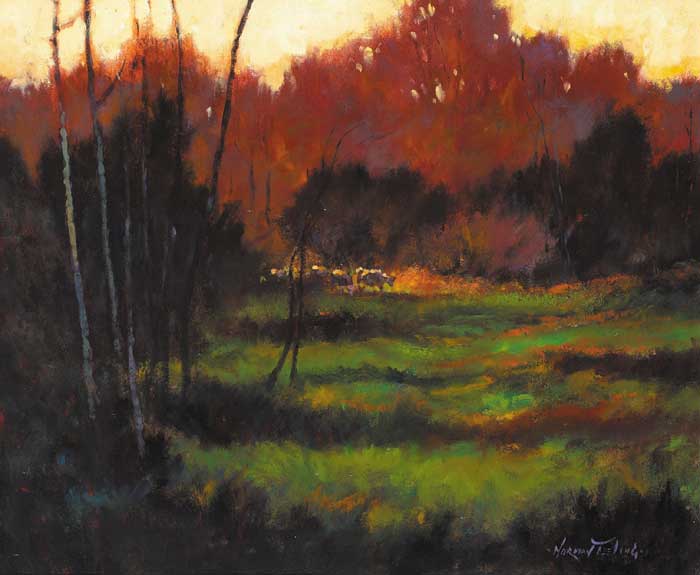 AUTUMN COWS, 2006 by Norman Teeling (b.1944) at Whyte's Auctions